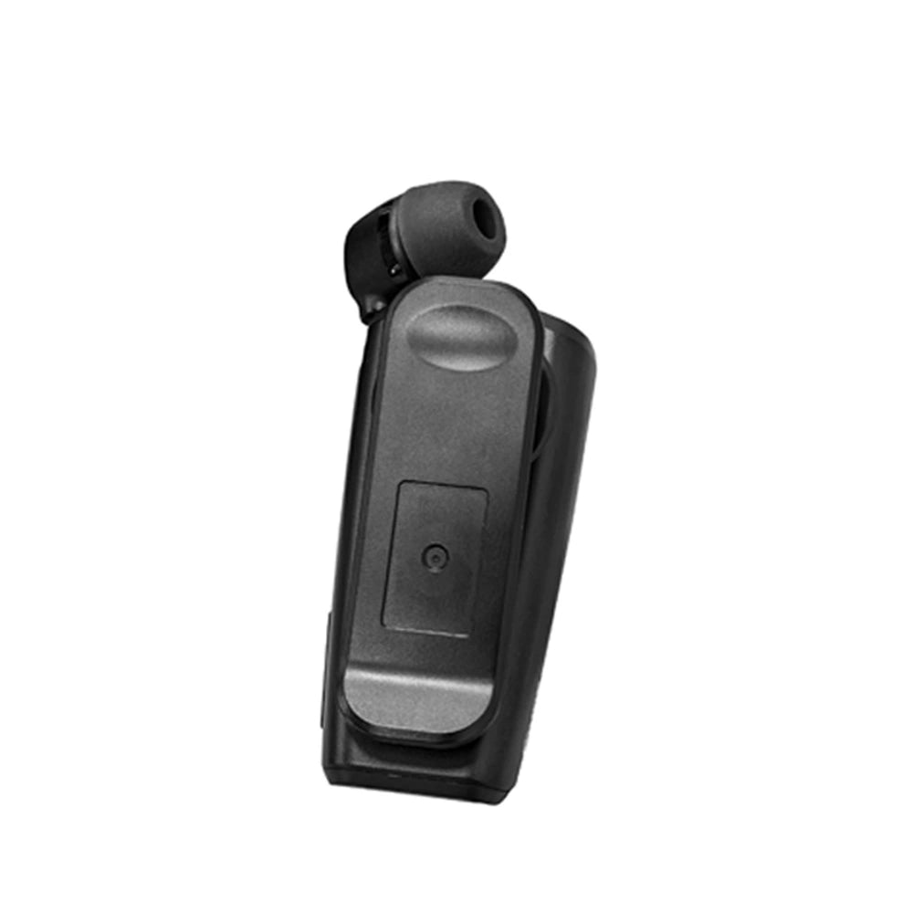 LAMTECH RETRACTABLE BT 5.3 CLIP ON HEADSET BLACK (HANGING CORD)