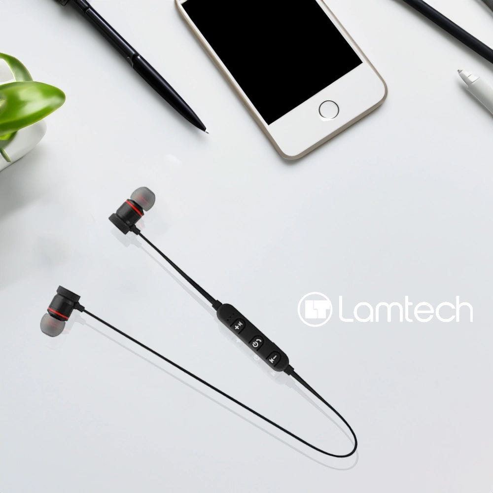 LAMTECH BLUETOOTH V5.1 MAGNETIC EARPHONES