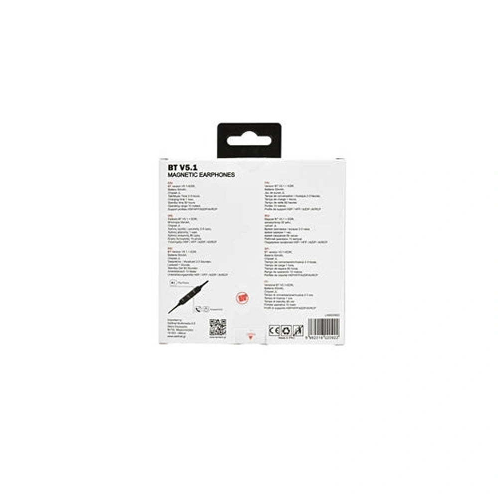 LAMTECH BLUETOOTH V5.1 MAGNETIC EARPHONES
