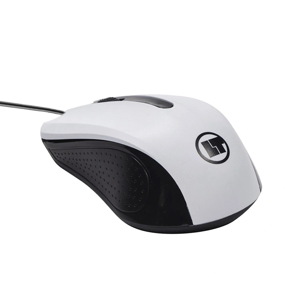 LAMTECH WIRED OPTICAL MOUSE 1000DPI WHITE