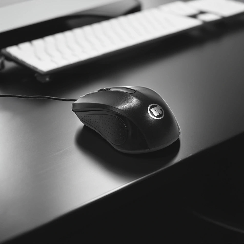 LAMTECH WIRED OPTICAL MOUSE 1000DPI BLACK