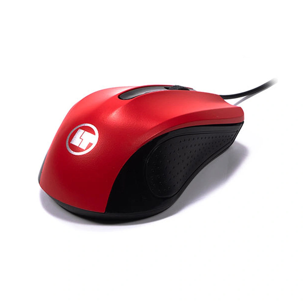 LAMTECH WIRED OPTICAL MOUSE 1000DPI RED