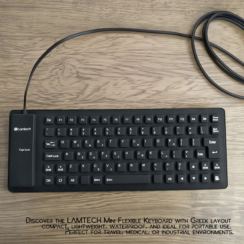 LAMTECH MINI FLEXIBLE KEYBOARD GR LAYOUT