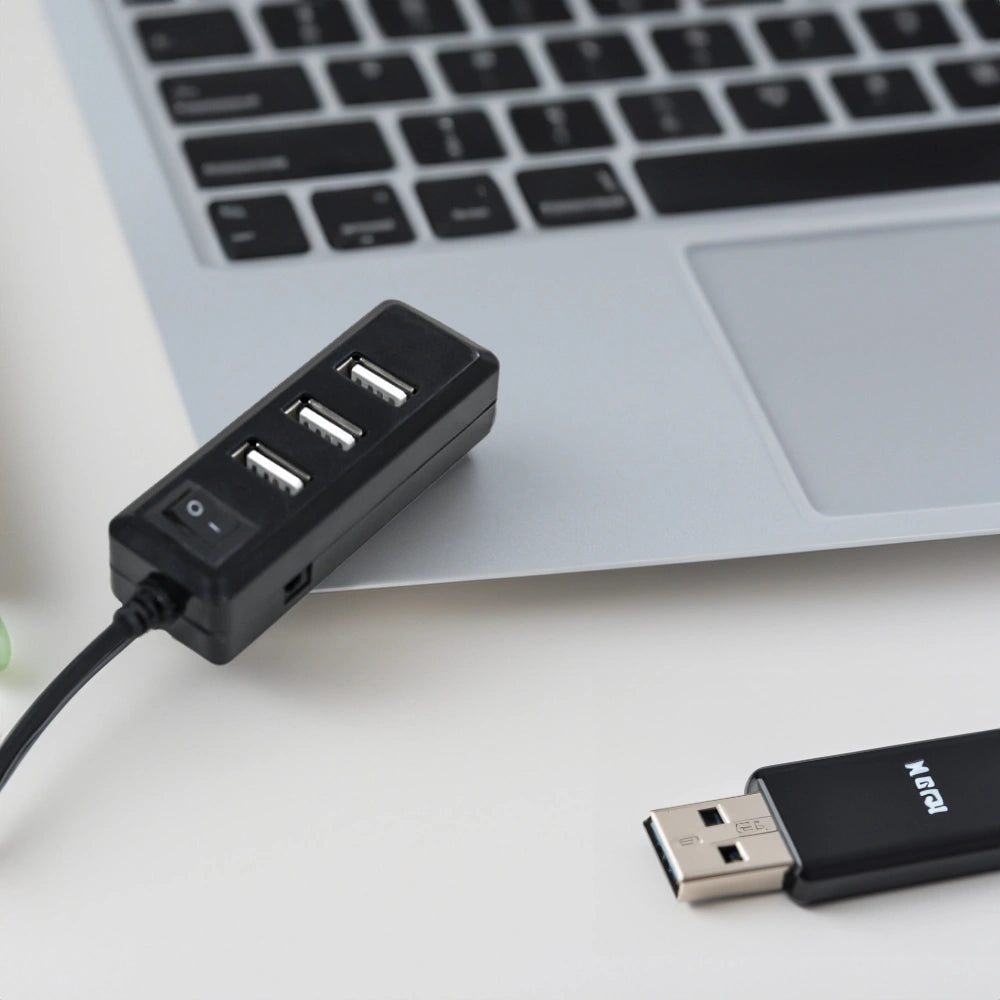 LAMTECH 4-PORT USB HUB BLACK