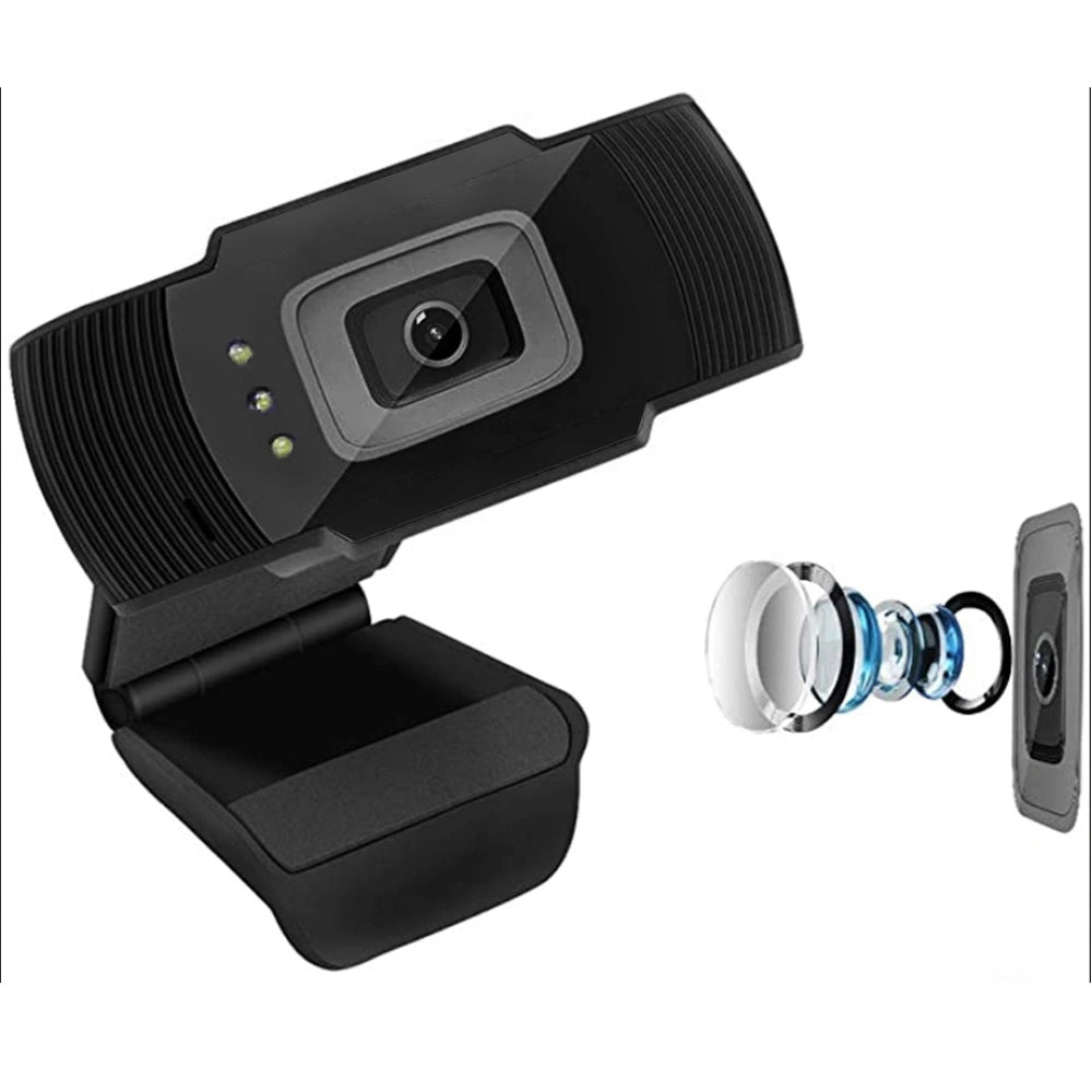LAMTECH FULL HD USB WEB CAMERA WITH LED 1080P