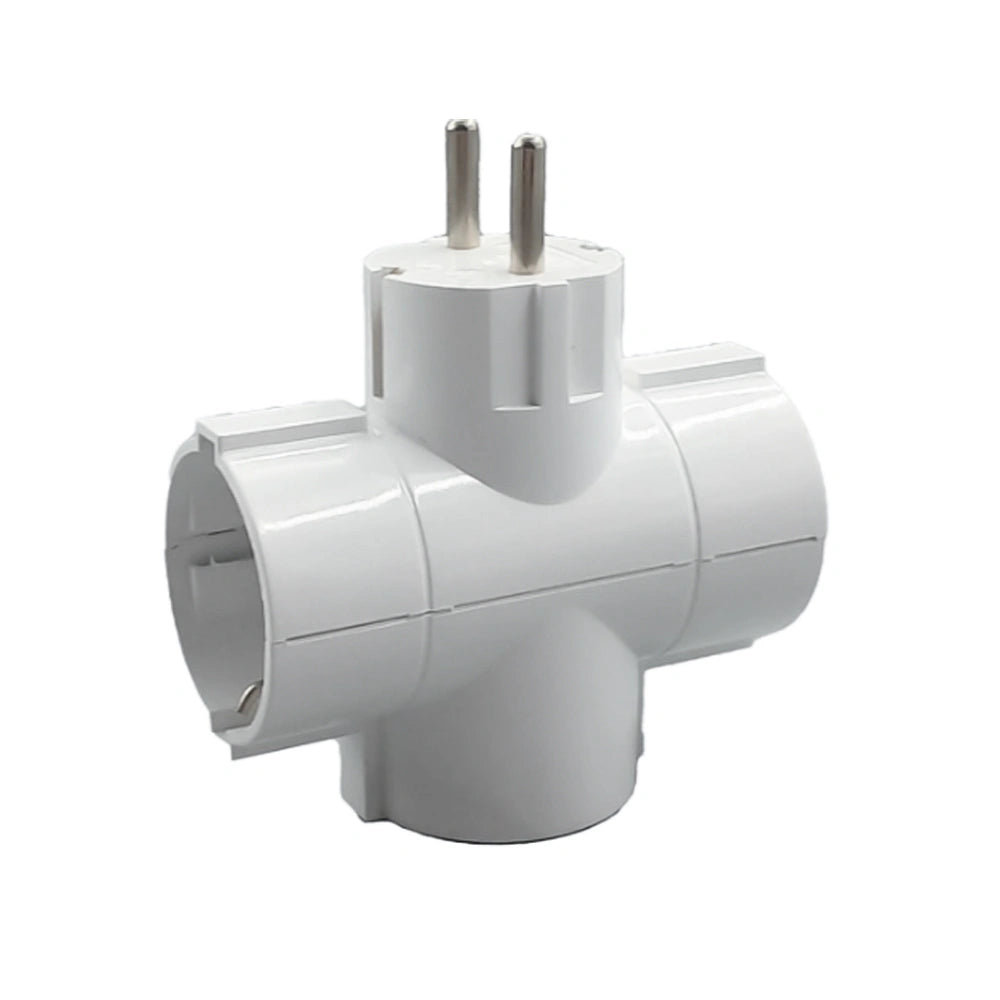 LAMTECH POWER SOCKET SPLITTER WITH 3 SCHUKO OUTLETS WHITE