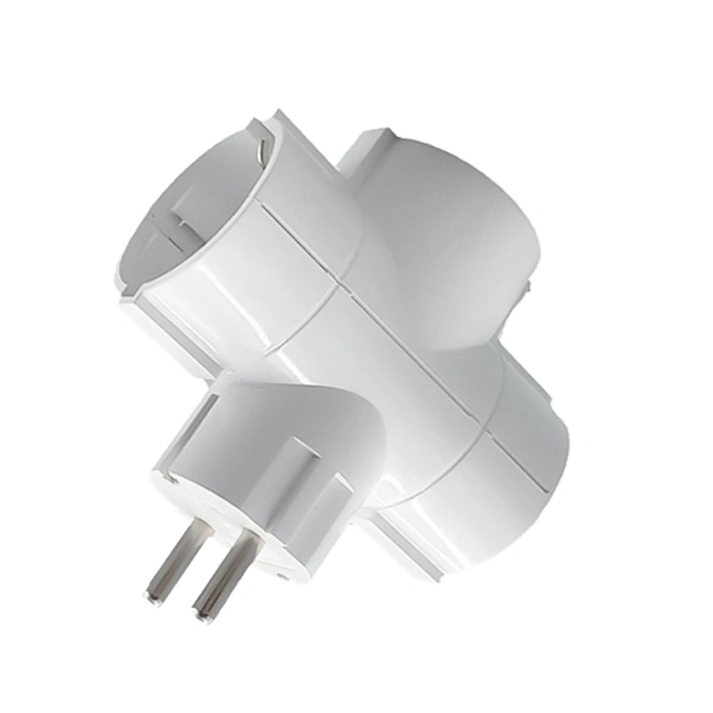 LAMTECH POWER SOCKET SPLITTER WITH 3 SCHUKO OUTLETS WHITE