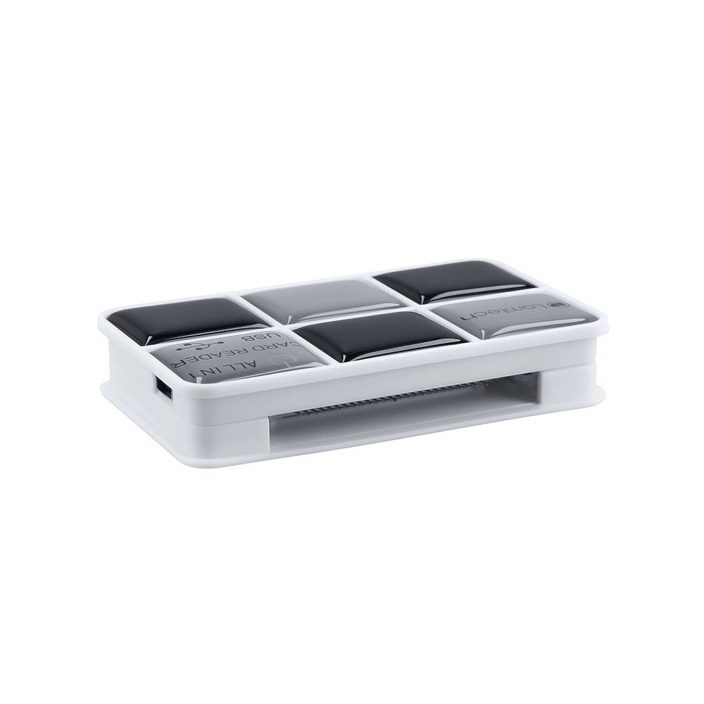 LAMTECH MULTI CARD READER BLACK SILVER
