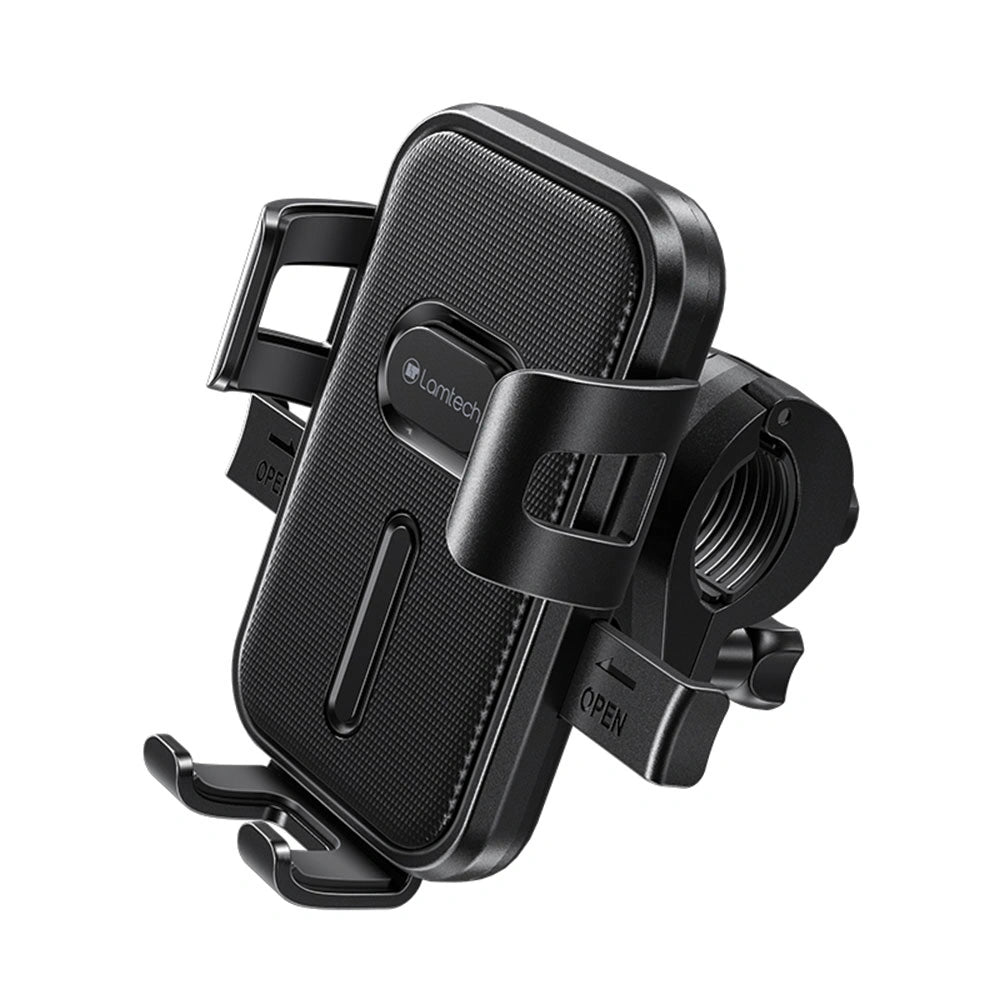 LAMTECH SMARTPHONE HOLDER FOR BIKE OR SCOOTER UP TO 7' BLACK