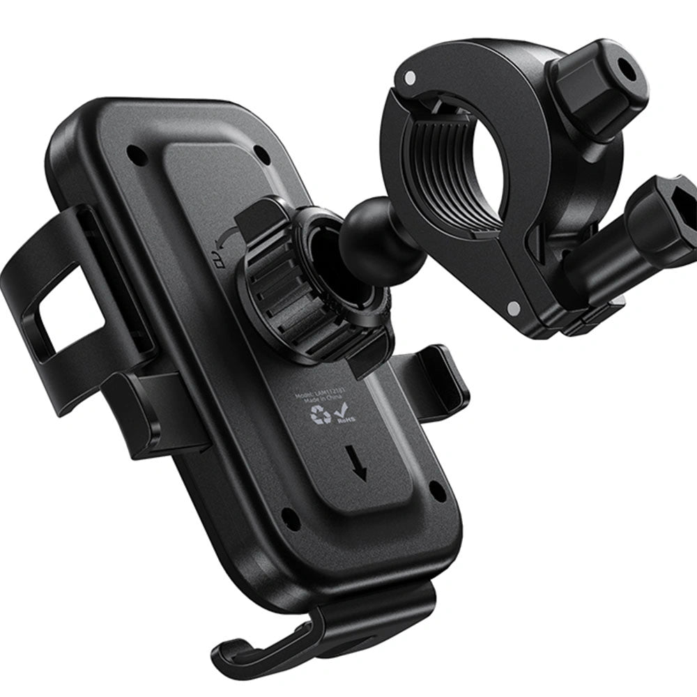 LAMTECH SMARTPHONE HOLDER FOR BIKE OR SCOOTER UP TO 7' BLACK
