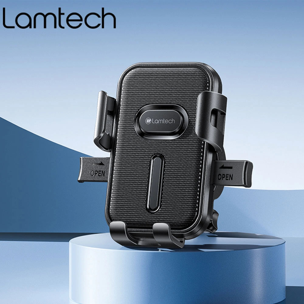 LAMTECH SMARTPHONE HOLDER FOR BIKE OR SCOOTER UP TO 7' BLACK