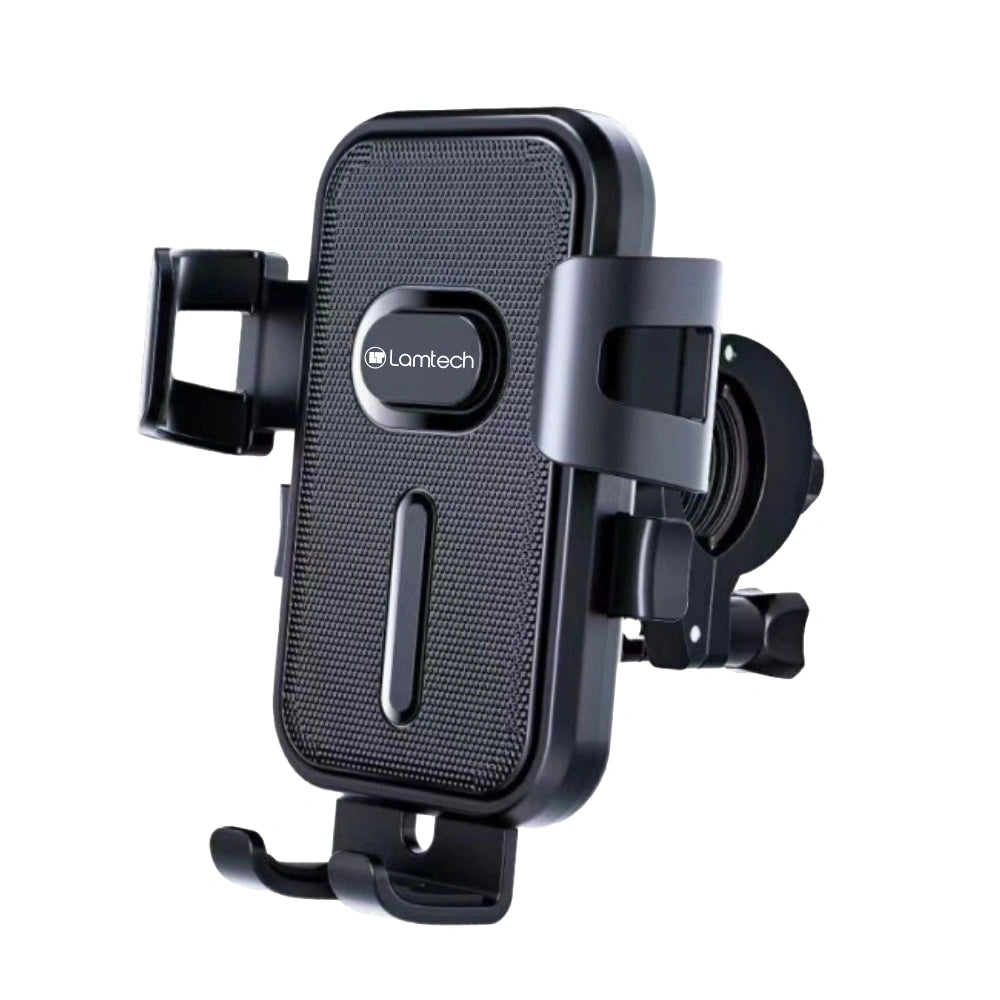 LAMTECH SMARTPHONE HOLDER FOR BIKE OR SCOOTER UP TO 7' BLACK