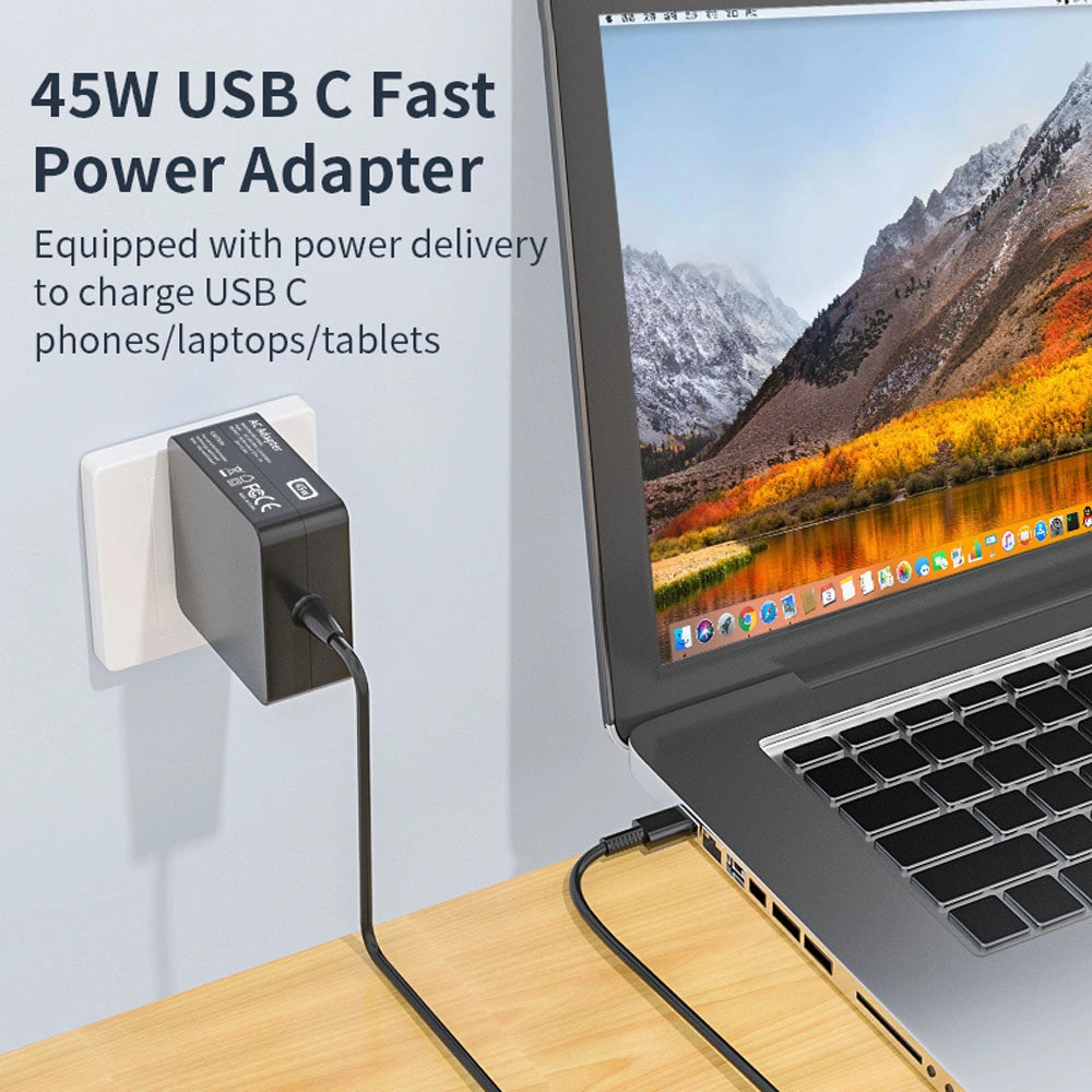 LAMTECH TYPE-C POWER ADAPTER 45W