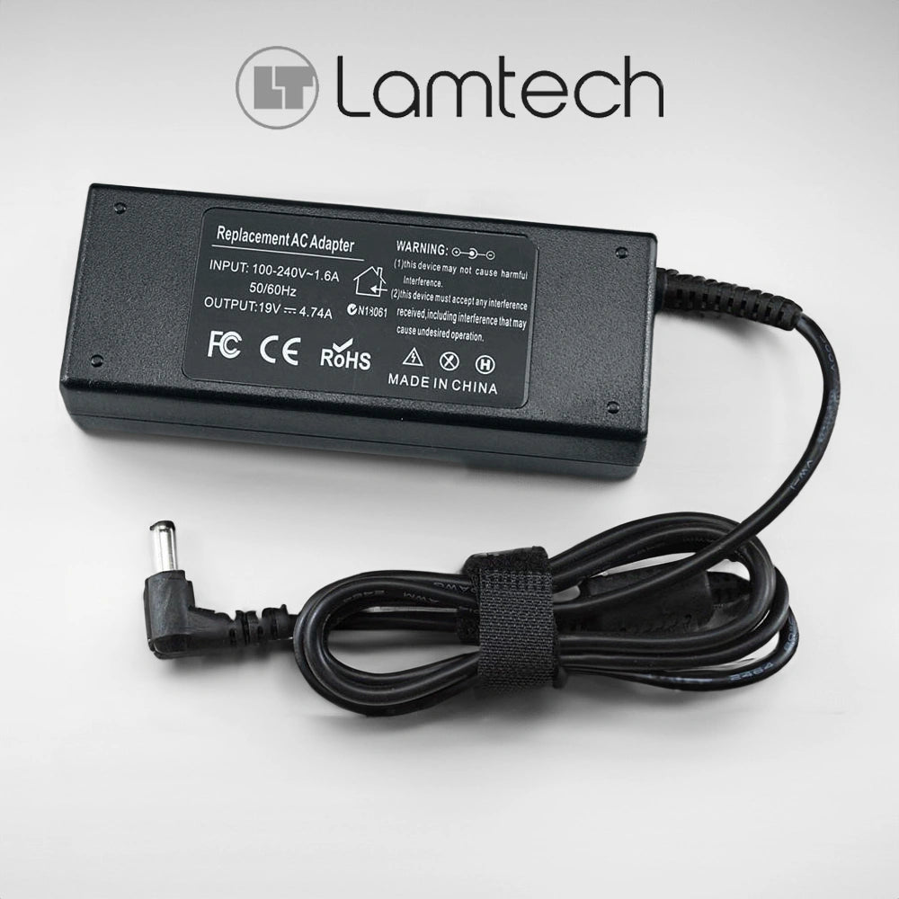 LAMTECH NOTEBOOK ADAPTER 90W TOSHIBA 19V4,74A 5,5x2,5mm