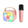 LAMTECH BT5.4 RGB KID KARAOKE SPEAKER PINK WITH MIC HOPPEE REFURBISHED
