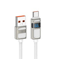 LAMTECH USB TO TYPE-C 5A HIGH POWER DISPLAY CHARGE & DATA CABLE 66W 1.2M WHITE