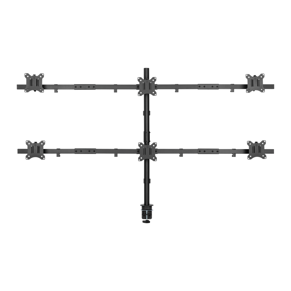 SBOX TABLE STAND FOR 6 MONITORS 17'-32' VESA 100x100 MAX
