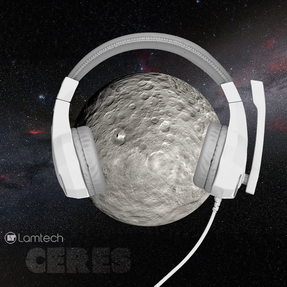 LAMTECH HEADSET JACK WHITE 'CERES'
