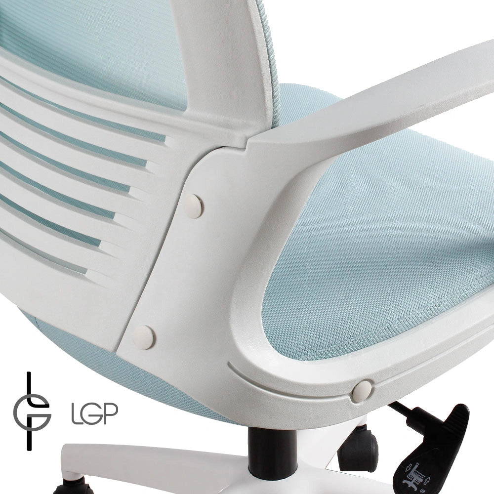 LGP OFFICE CHAIR RHEA WHITE/L.BLUE