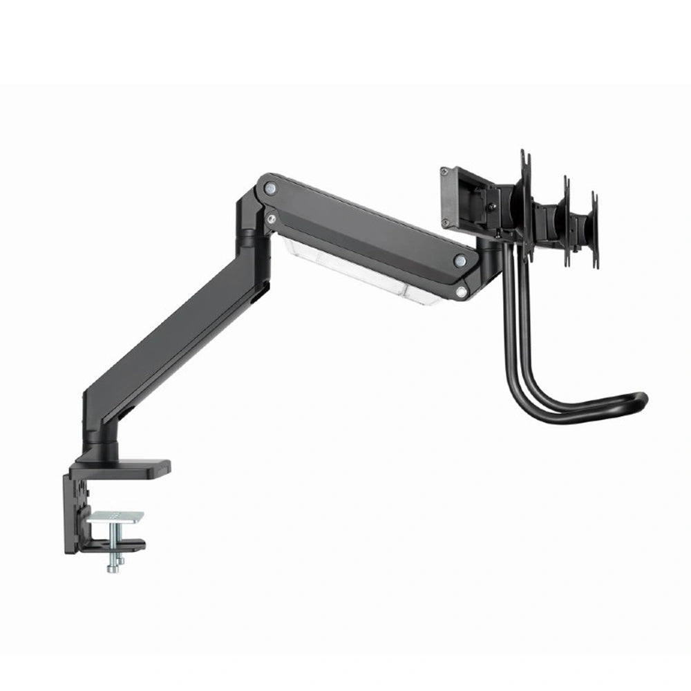 GEMBIRD DESK MOUNTED ADJUSTABLE MONITOR ARM FOR 3 MONITORS BLACK
