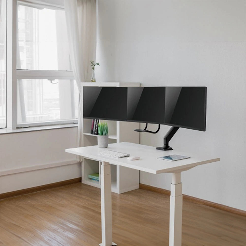 GEMBIRD DESK MOUNTED ADJUSTABLE MONITOR ARM FOR 3 MONITORS BLACK
