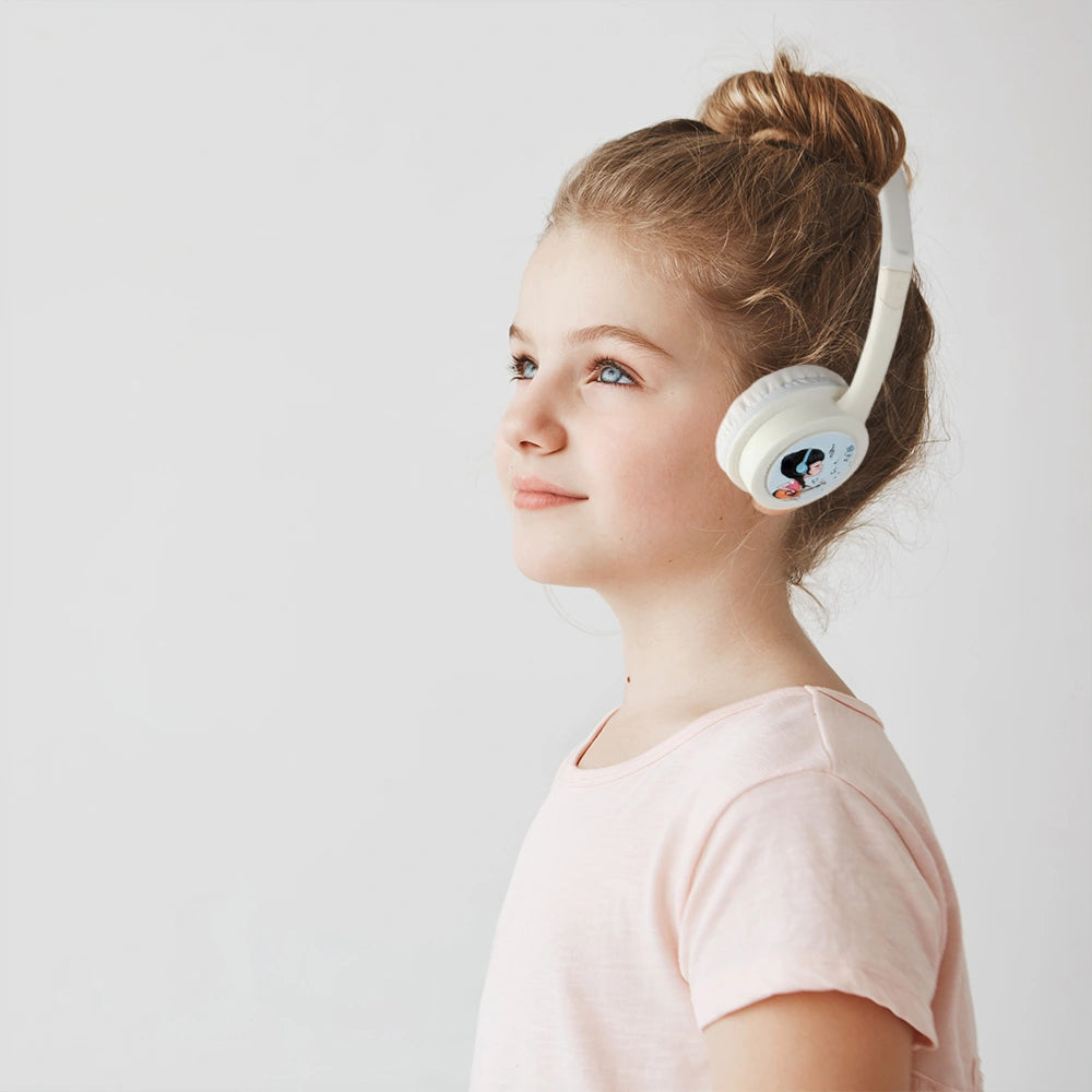 GEMBIRD KIDS HEADPHONES WITH VOLUME LIMITER WHITE