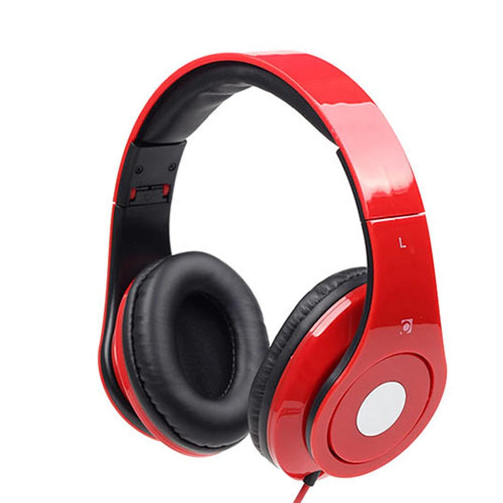 GEMBIRD FOLDING STEREO HEADPHONES WITH MIC DETROIT RED REFURBISHED