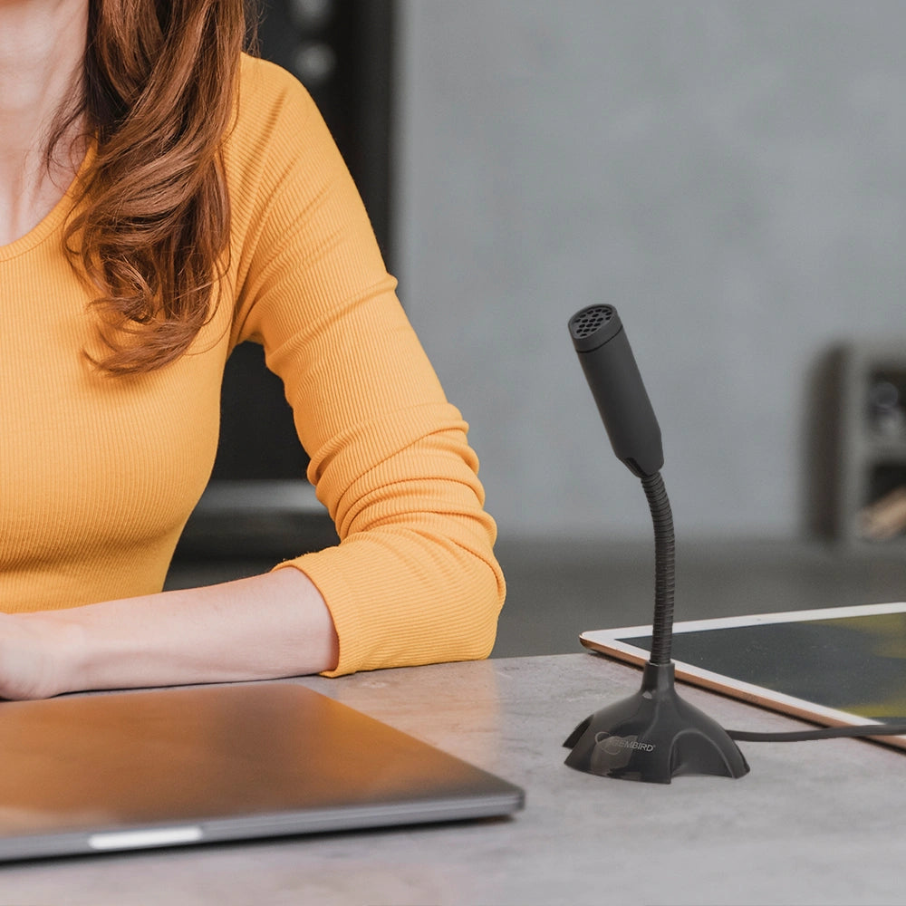 GEMBIRD DESKTOP MICROPHONE BLACK