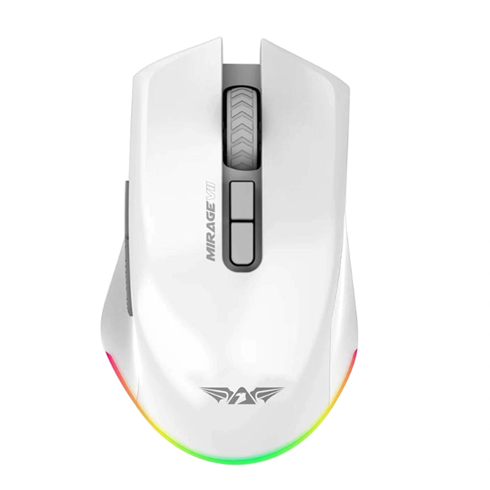 ARMAGGEDDON TRI-MODE GAMING MOUSE 10000CPI MIRAGE VII WHITE