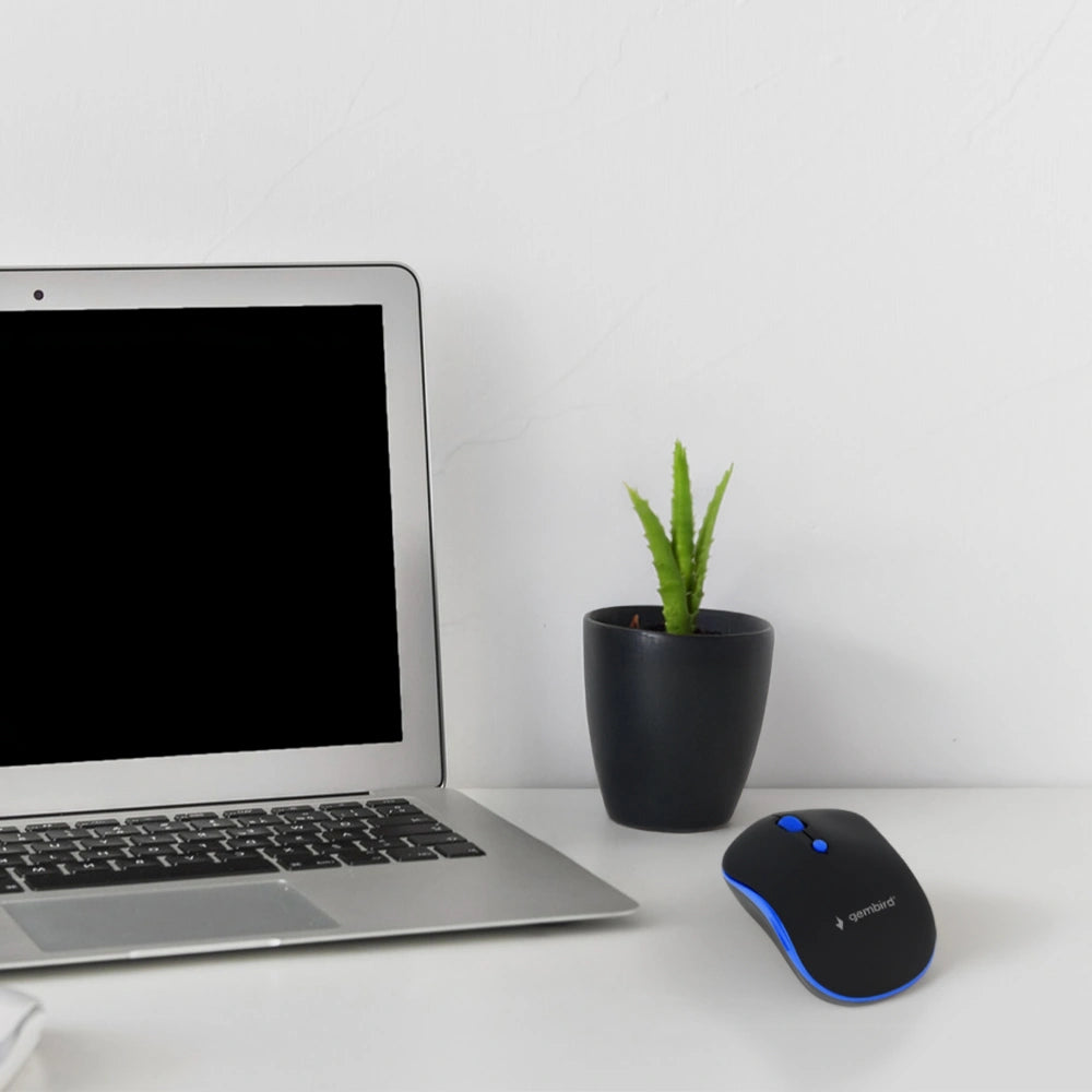 GEMBIRD WIRELESS OPTICAL MOUSE BLACK/BLUE