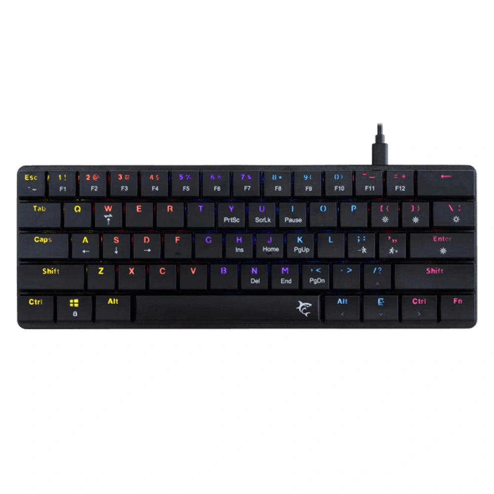 WHITE SHARK MECH KEYBOARD GK-006131 NAGAMAKI BLACK US BROWN SWITCH