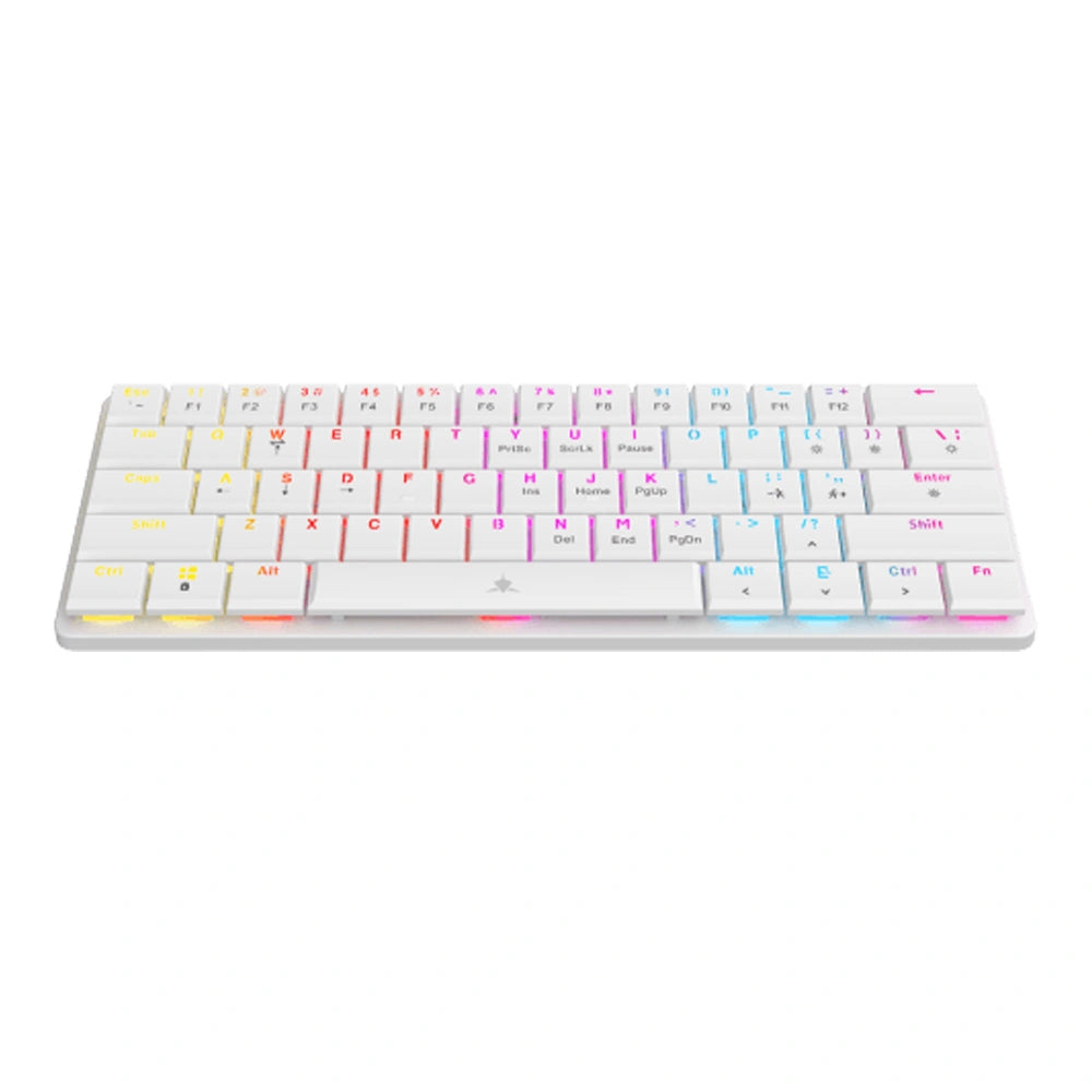 WHITE SHARK MECH KEYBOARD GK-006221 NAGAMAKI WHITE US BLUE SWITCH