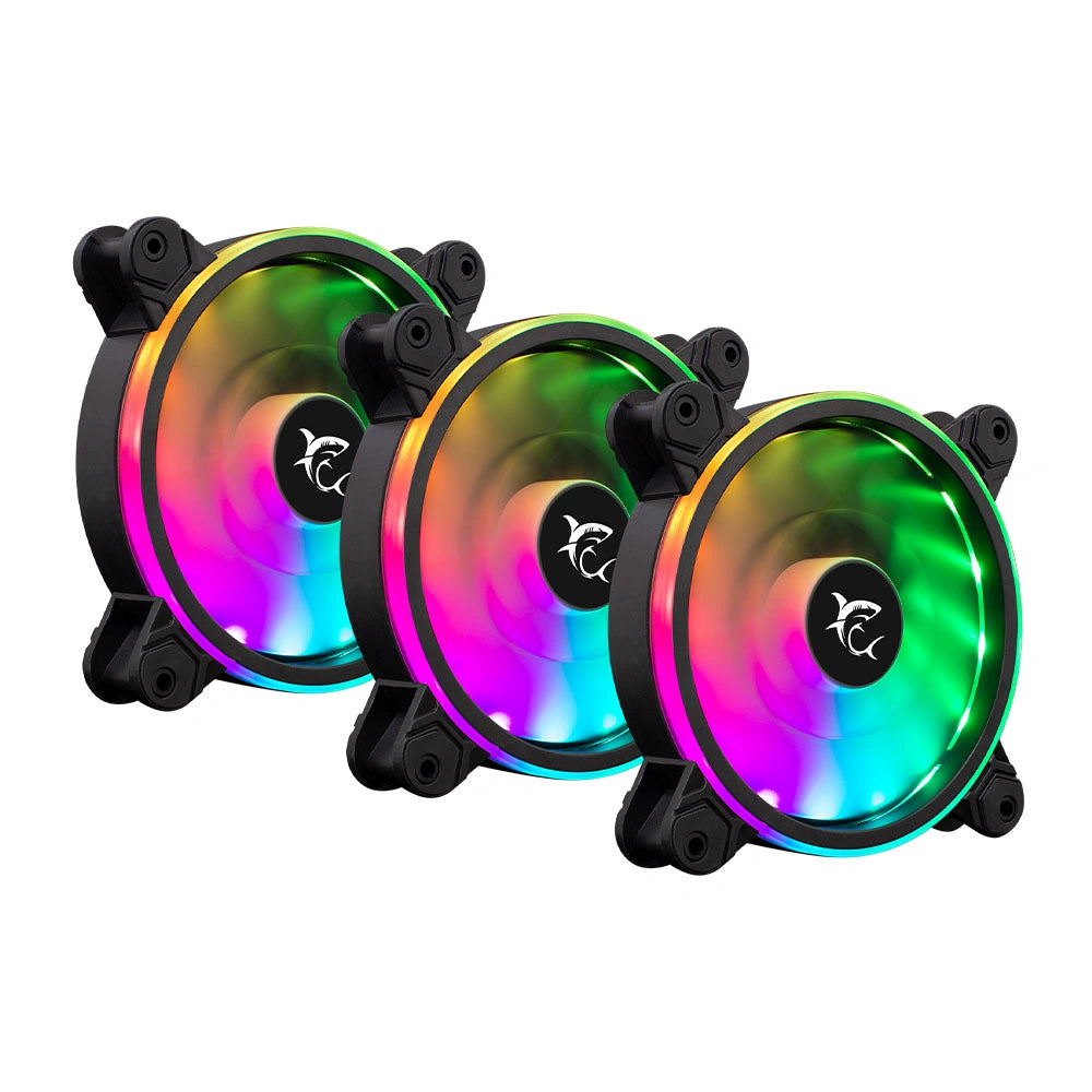 WHITE SHARK FAN GCF-S028-004 NEBULA-2 BLACK ARGB KIT