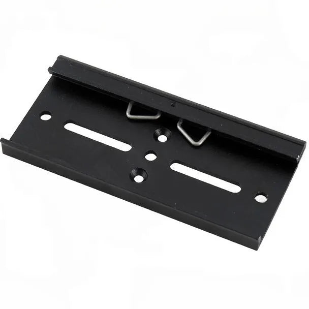 DIN Rail Mounting Adapter KC100 5 holes Black