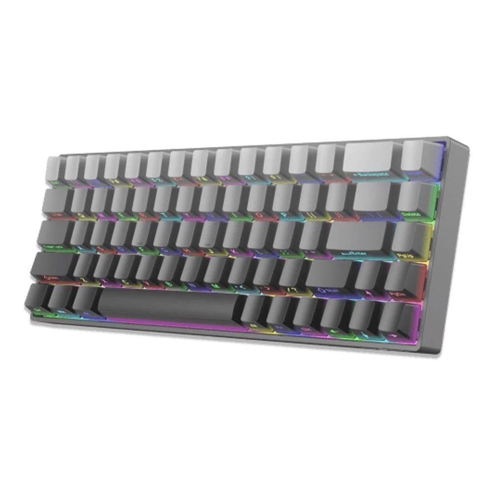 WHITE SHARK MECH KEYBOARD US LAYOUT GK-007711 RED SWITCH GRAY GRADIENT
