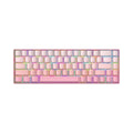 WHITE SHARK MECH KEYBOARD US LAYOUT GK-007411 RED SWITCH PINK GRADIENT