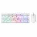 BARACUDA GAMING COMBO KEYBOARD AND MOUSE BGC-012 ORCA WHITE REFURBISHED