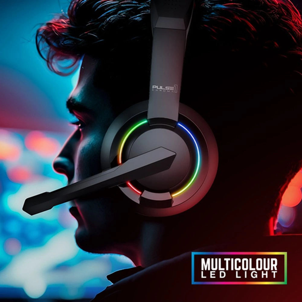 ARMMAGGEDDON GAMING HEADSET RGB 2.1 PULSE 1 CHROMA BLACK