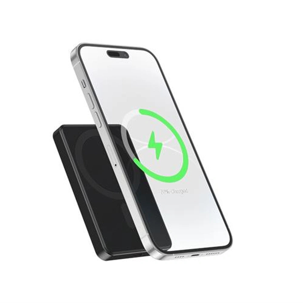 ENERGENIE MAGNETIC 15W WIRELESS POWERBANK 10000 MAH PD20W BLACK