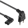 CABLEXPERT POWER CORD C7 ANGLED CONNECTORS 1M