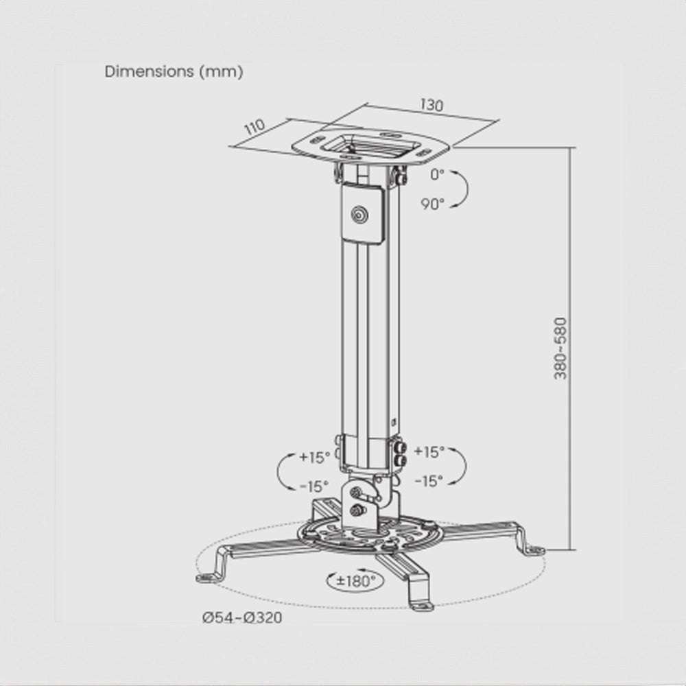 SBOX CEILING MOUNT FOR PROJECTOR