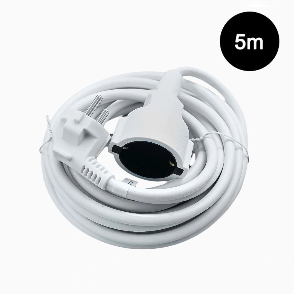 LAMTECH EXTENSION CORD WITH CHILDREN PROTECTION 5M WHITE
