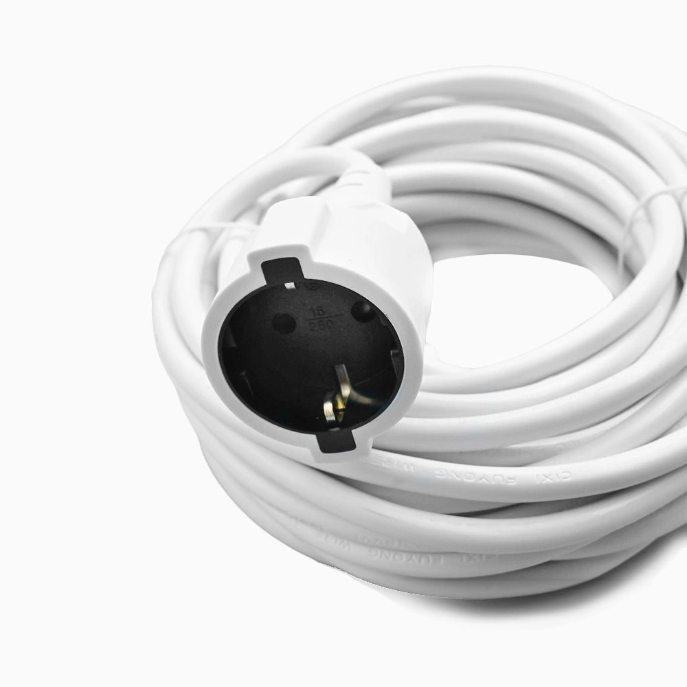 LAMTECH EXTENSION CORD WITH CHILDREN PROTECTION 5M WHITE