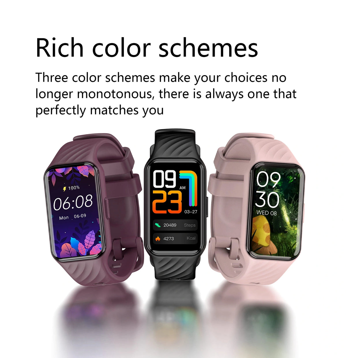 BLACKVIEW UNISEX SMARTWATCH BT5.2 IP68 PINK