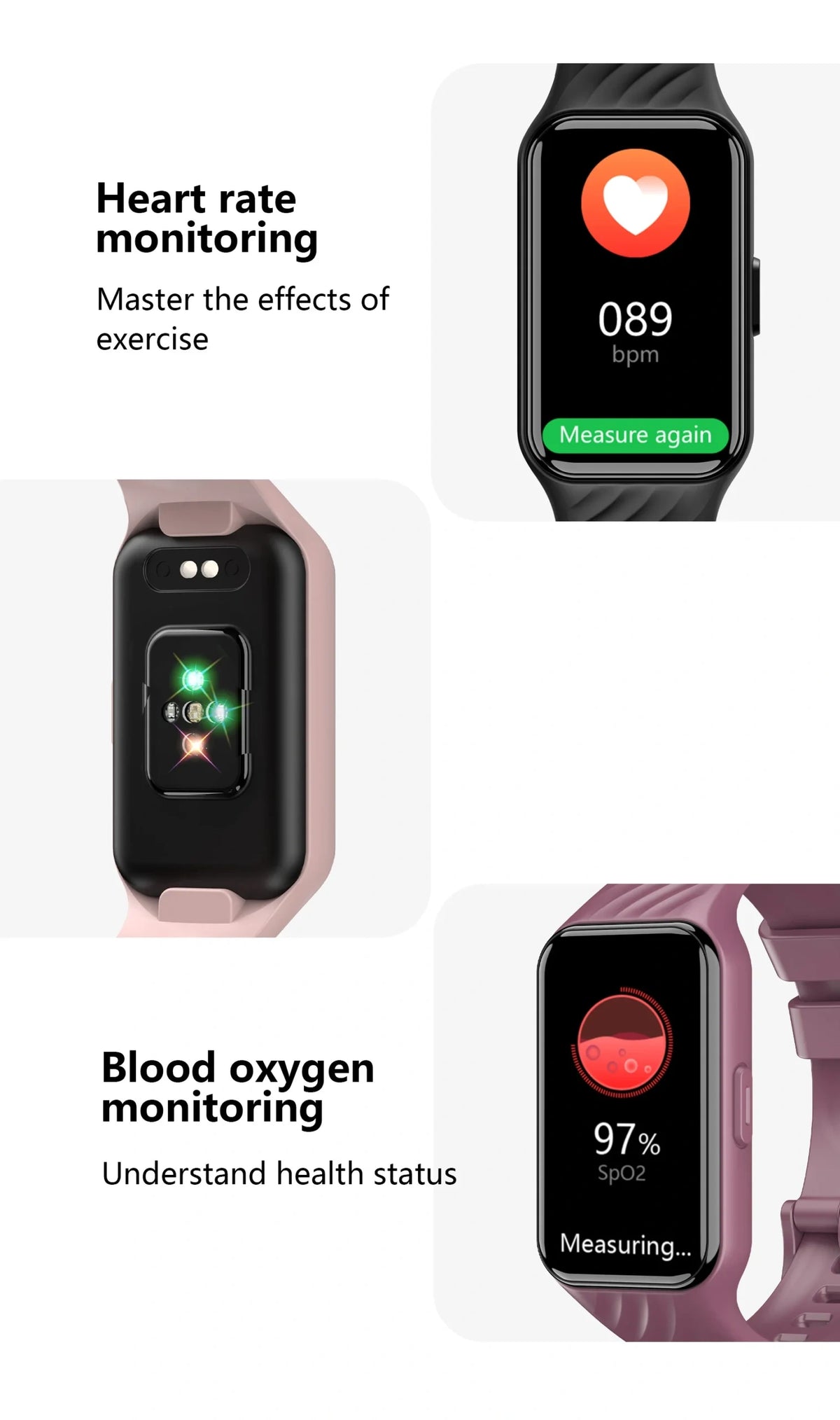 BLACKVIEW UNISEX SMARTWATCH BT5.2 IP68 PURPLE