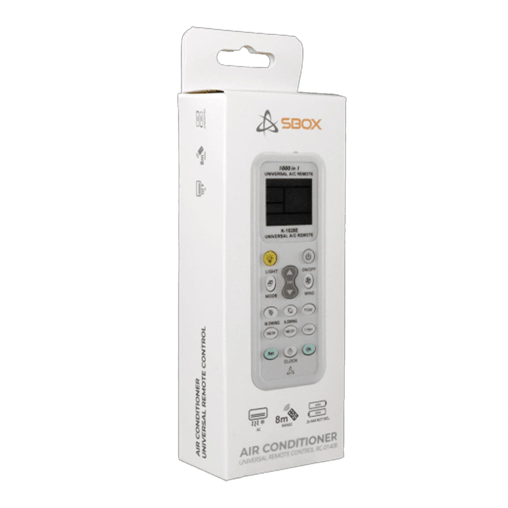 SBOX UNIVERSAL REMOTE CONTROL FOR AIR CONDITIONER