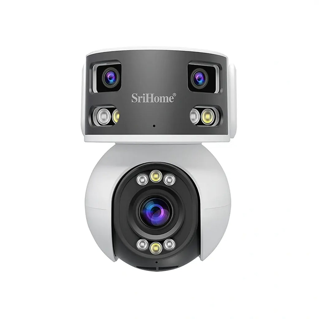 SRIHOME 8MP HD MULTI-LENS SUPER WIDE ANLGE PANORAMIC PTZ OUTDOOR CAMERA