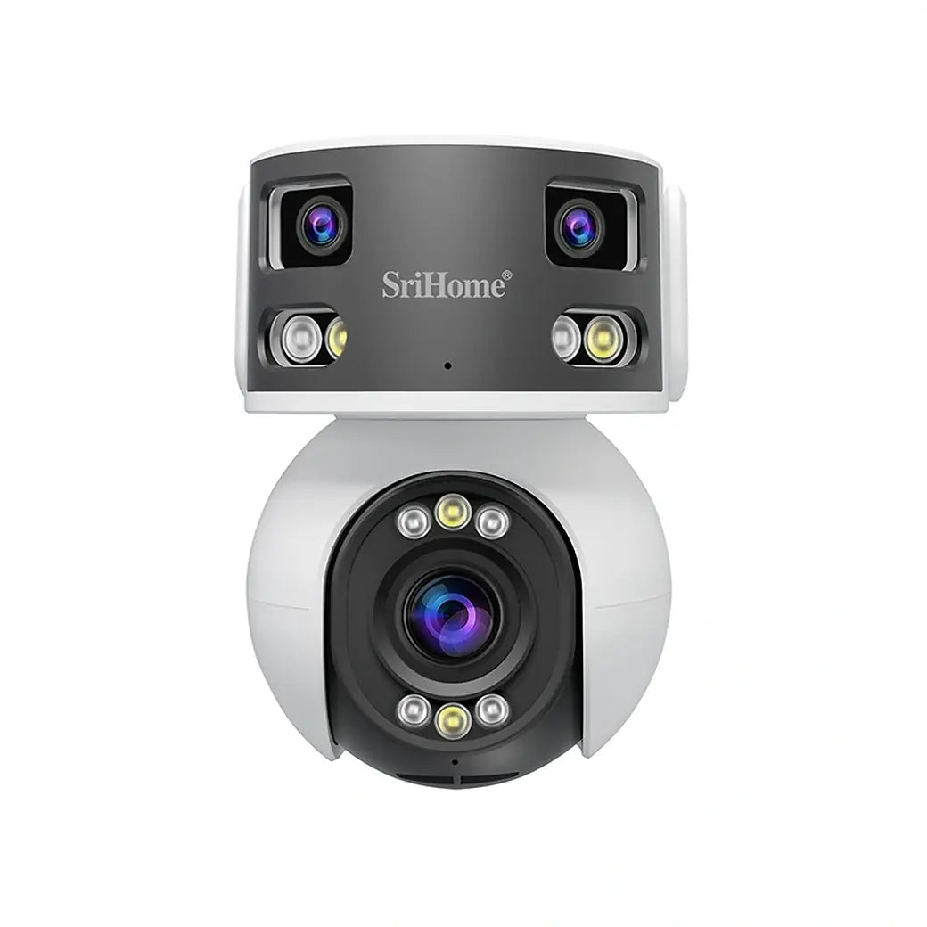 SRIHOME 8MP HD MULTI-LENS SUPER WIDE ANLGE PANORAMIC PTZ OUTDOOR CAMERA