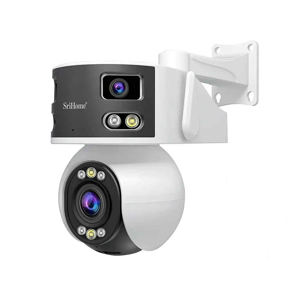 SRIHOME 8MP HD MULTI-LENS SUPER WIDE ANLGE PANORAMIC PTZ OUTDOOR CAMERA