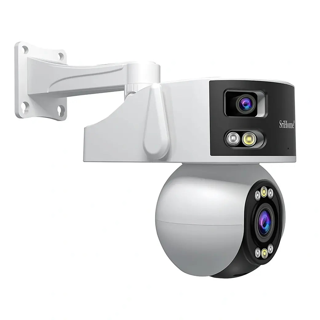 SRIHOME 8MP HD MULTI-LENS SUPER WIDE ANLGE PANORAMIC PTZ OUTDOOR CAMERA